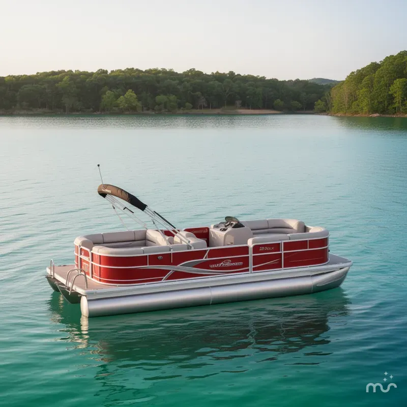 Slide: The Image of Sun Tracker Party Barge 22 DLX 2026 - 2
