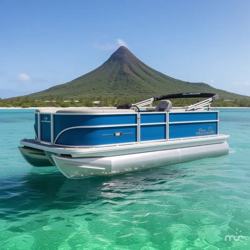 The Image of Sun Tracker Party Barge 16 DLX 2026 - 0