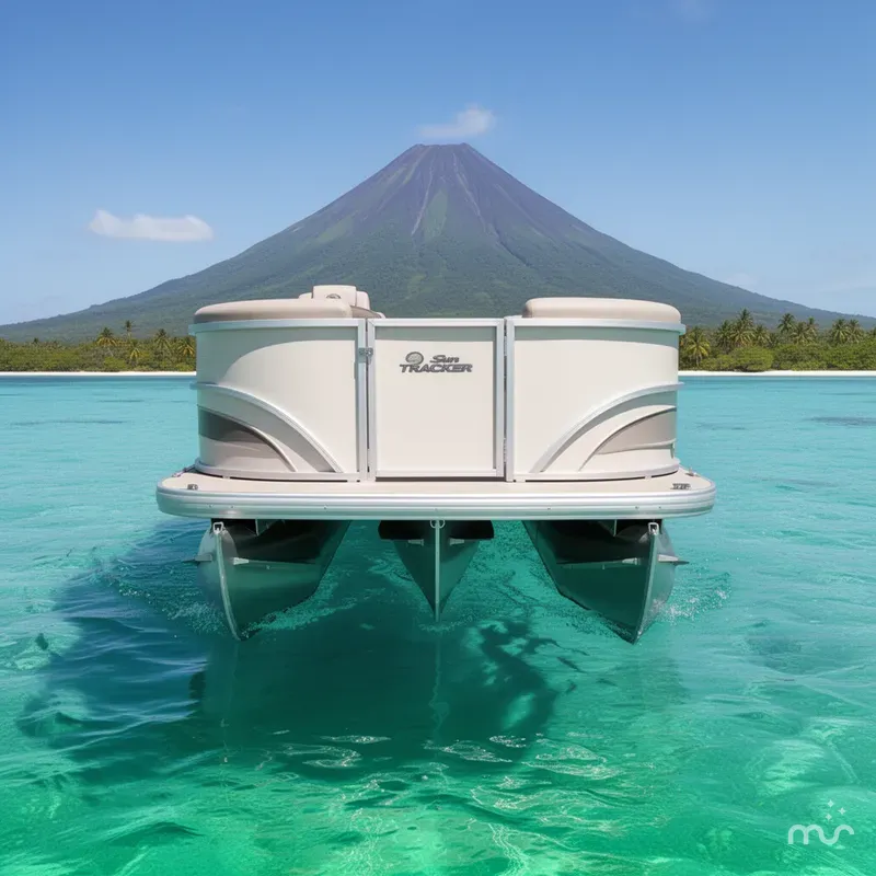 Slide: The Image of Sun Tracker Party Barge 20 DLX 2026 - 1