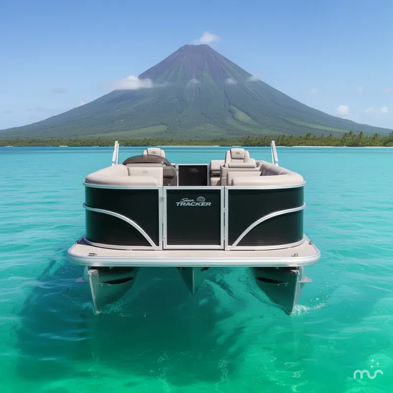 Slide: The Image of Sun Tracker Party Barge 20 DLX 2026 - 3