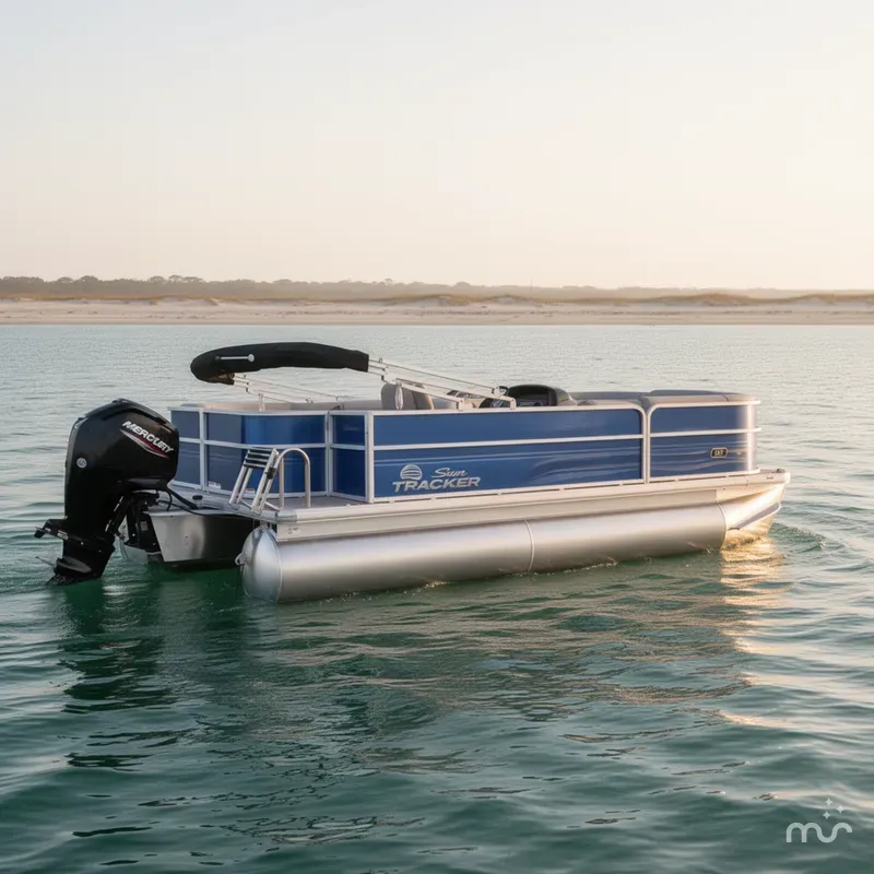 The Image of Sun Tracker Party Barge 18 DLX 2026 - 0