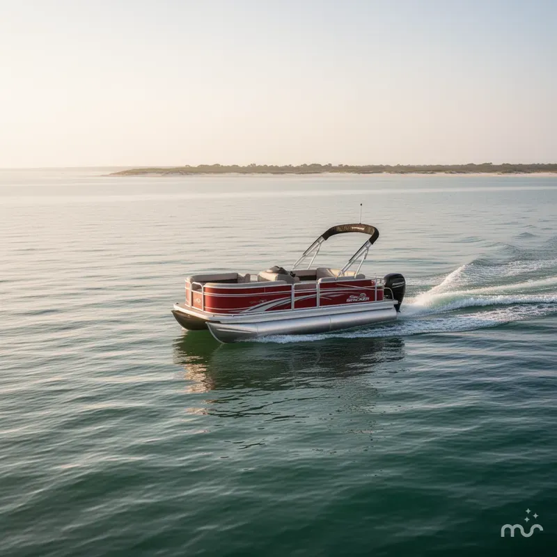 Slide: The Image of Sun Tracker Party Barge 18 DLX 2026 - 4