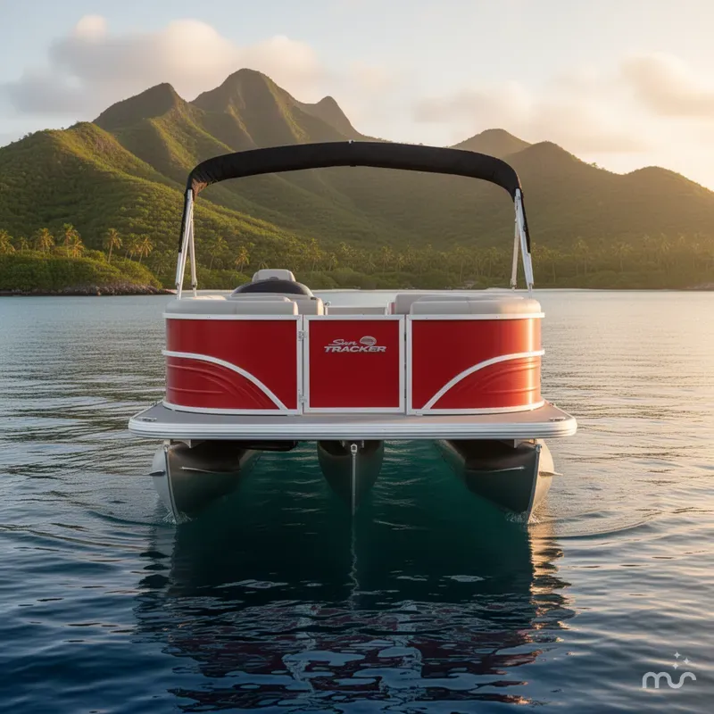 Slide: The Image of Sun Tracker Party Barge 20 DLX 2026 - 3