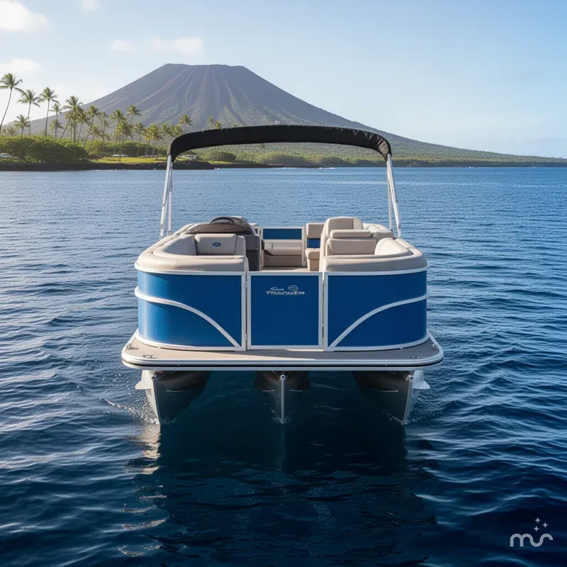Slide: The Image of Sun Tracker Party Barge 20 DLX 2026 - 3