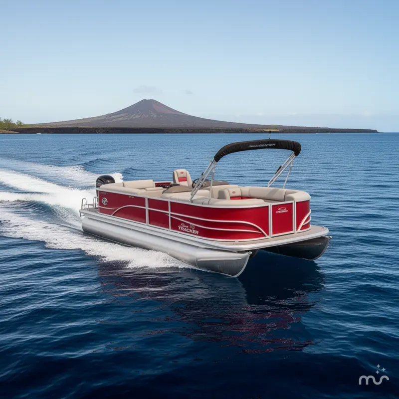 Slide: The Image of Sun Tracker Party Barge 20 DLX 2026 - 4