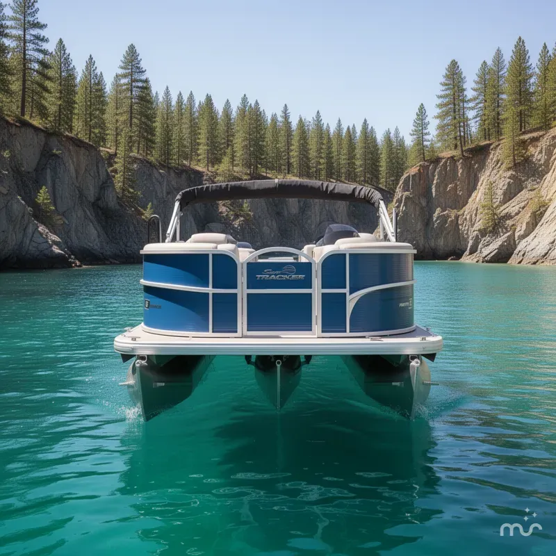 Slide: The Image of Sun Tracker Party Barge 16 DLX 2026 - 3