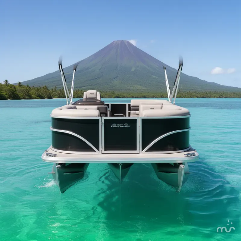 Slide: The Image of Sun Tracker Party Barge 20 DLX 2026 - 3