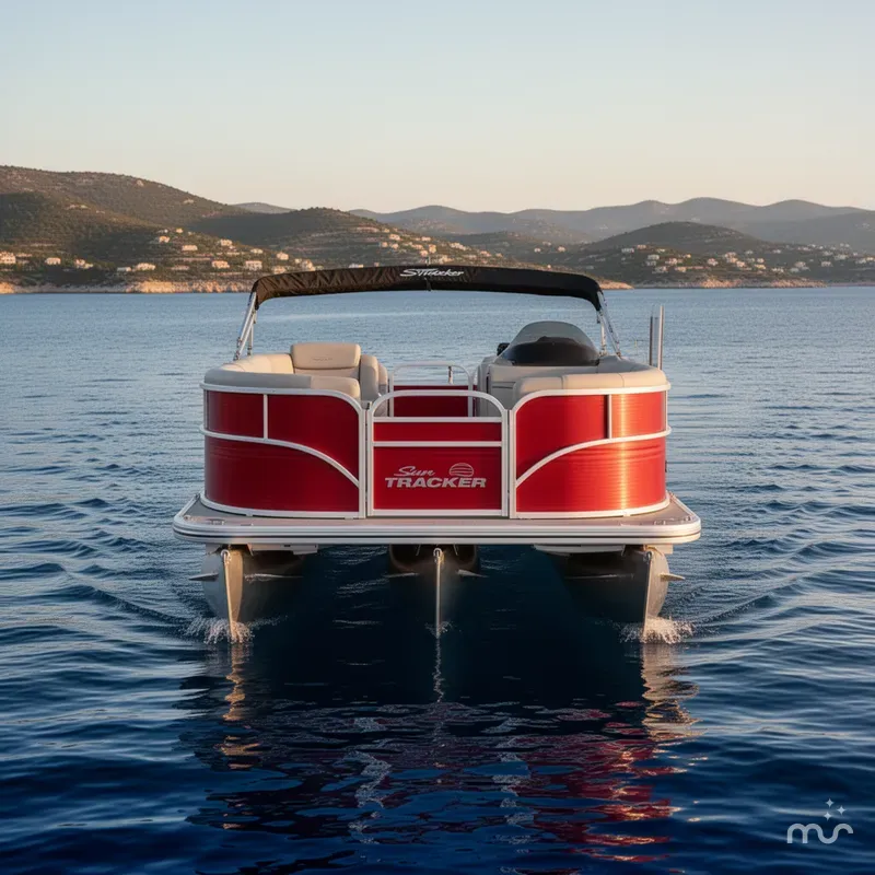 Slide: The Image of Sun Tracker Party Barge 16 DLX 2026 - 3
