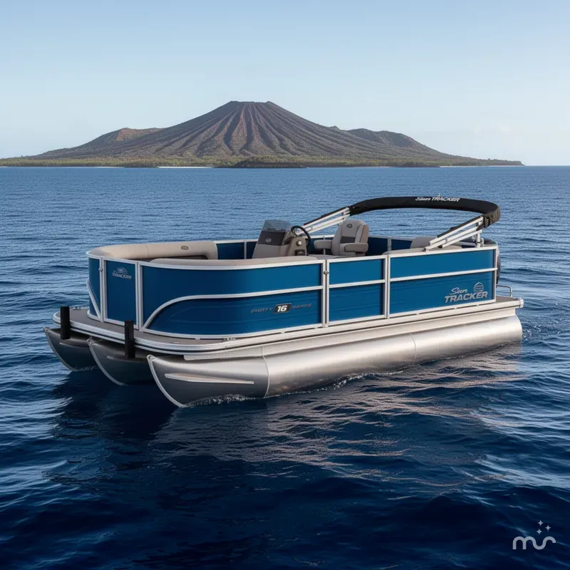 The Image of Sun Tracker Party Barge 16 DLX 2026 - 0