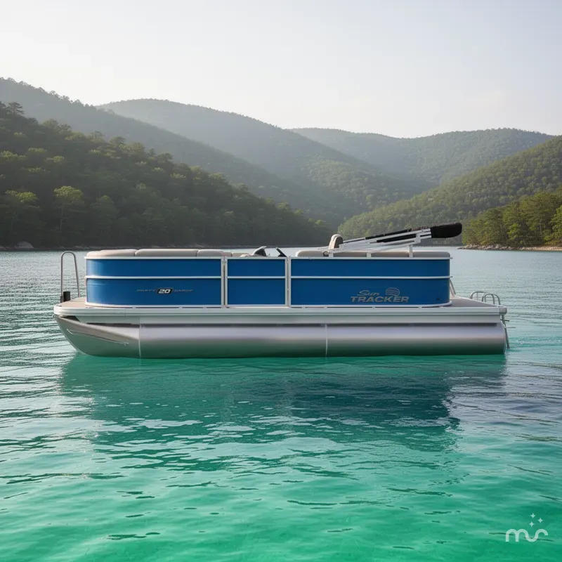 Slide: The Image of Sun Tracker Party Barge 20 DLX 2026 - 2