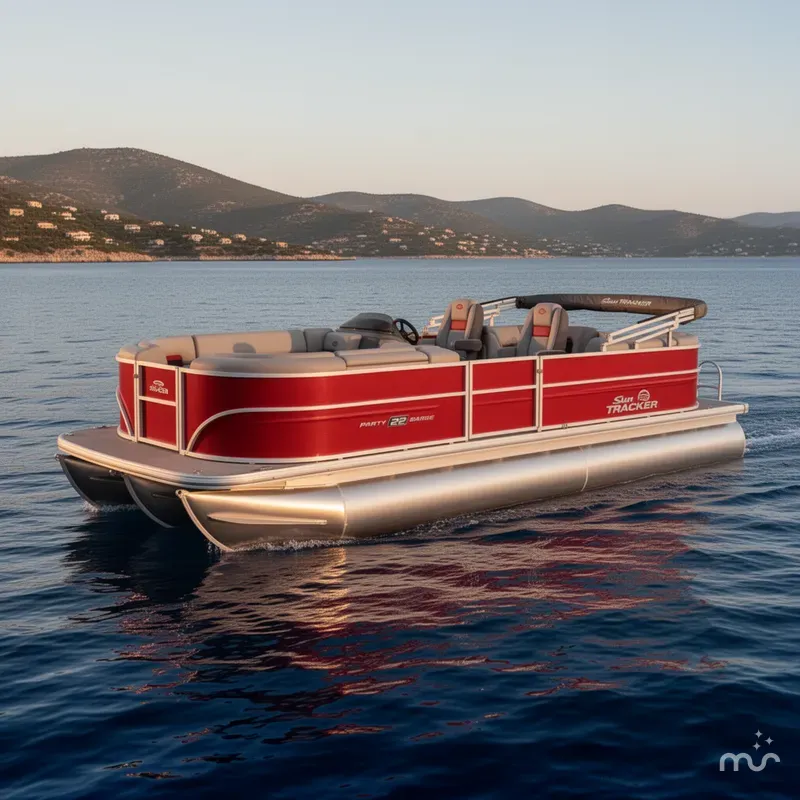 The Image of Sun Tracker Party Barge 22 DLX 2026 - 0