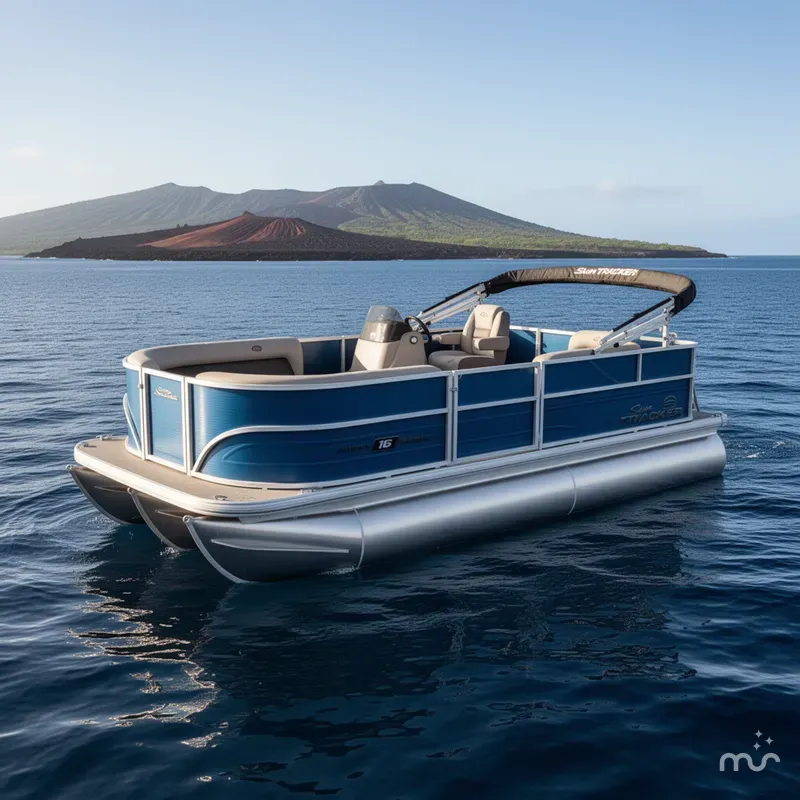 The Image of Sun Tracker Party Barge 16 DLX 2026 - 0
