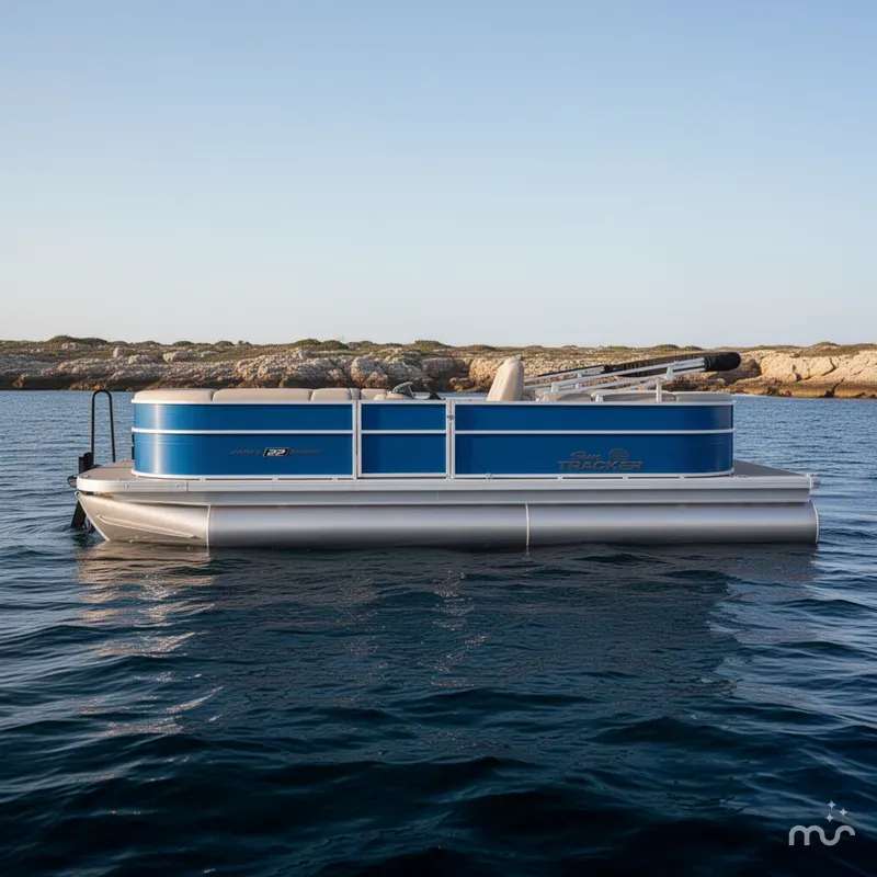 Slide: The Image of Sun Tracker Party Barge 22 DLX 2026 - 2
