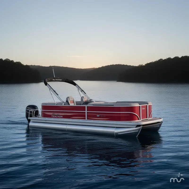 Slide: The Image of Sun Tracker Party Barge 22 DLX 2026 - 0