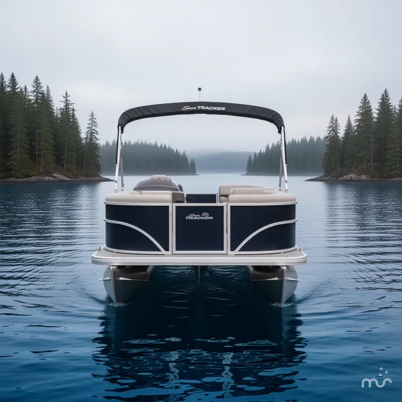 Slide: The Image of Sun Tracker Party Barge 20 DLX 2026 - 3