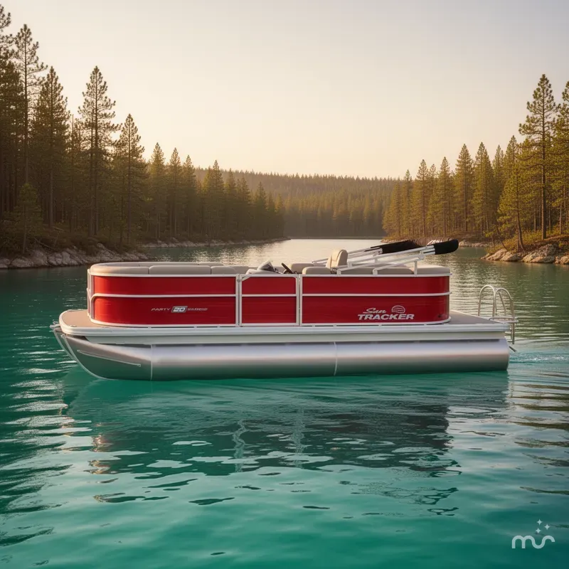 Slide: The Image of Sun Tracker Party Barge 20 DLX 2026 - 2