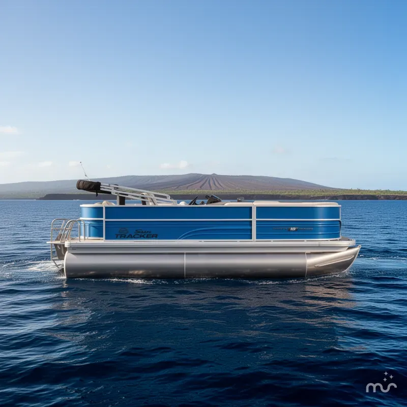 Slide: The Image of Sun Tracker Party Barge 18 DLX 2026 - 4