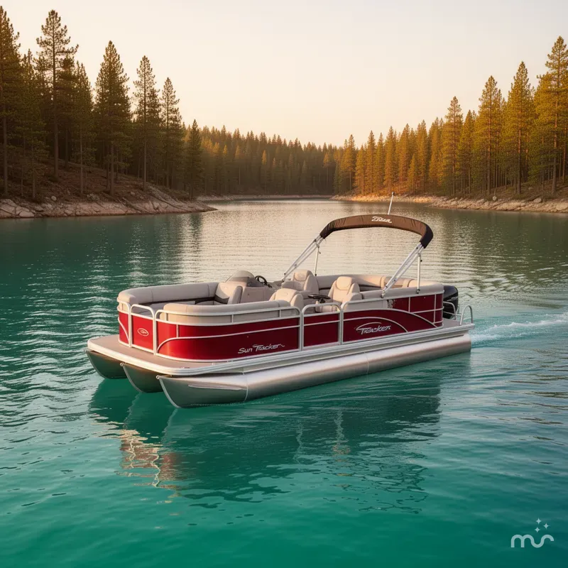 The Image of Sun Tracker Party Barge 22 DLX 2026 - 0