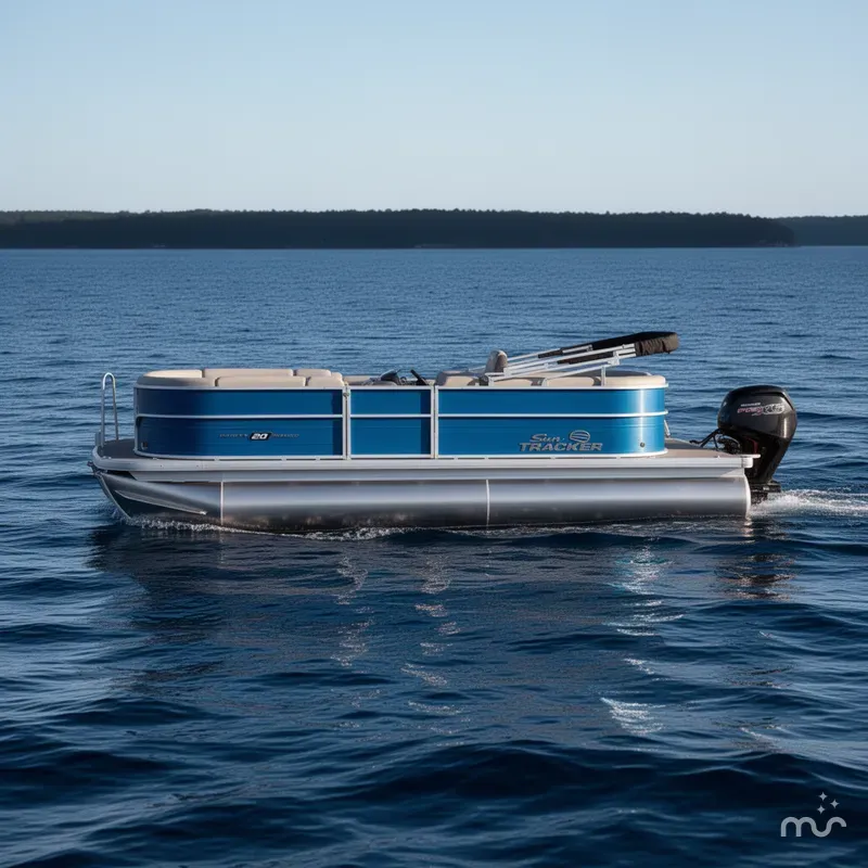 Slide: The Image of Sun Tracker Party Barge 20 DLX 2026 - 0