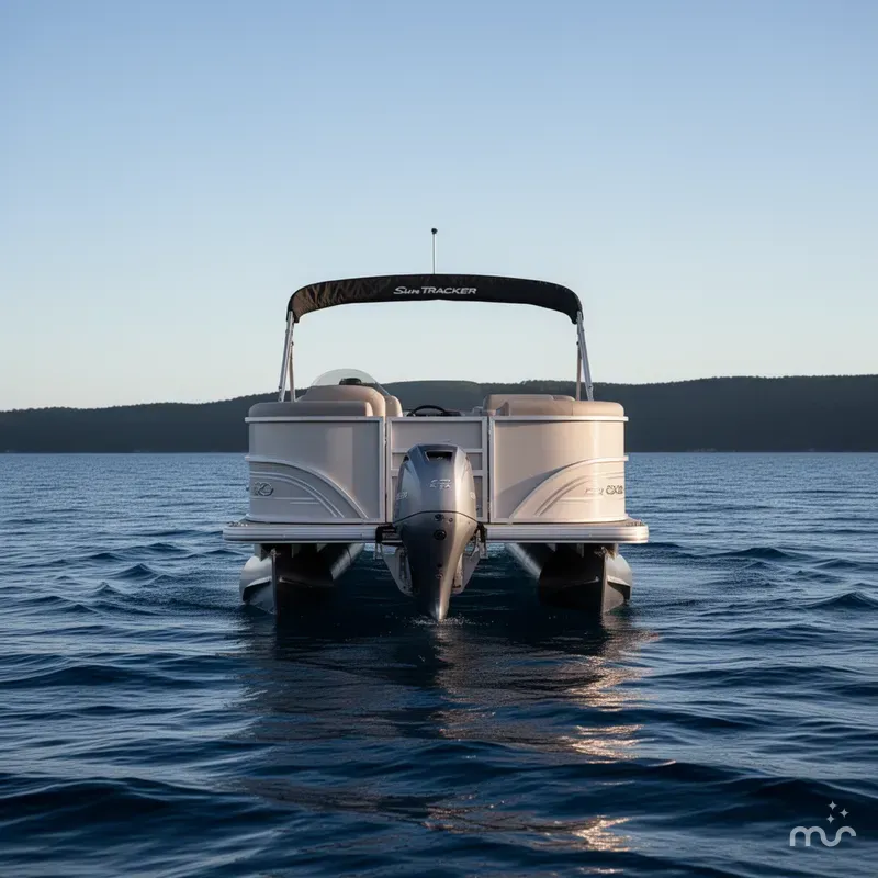 Slide: The Image of Sun Tracker Party Barge 20 DLX 2026 - 1
