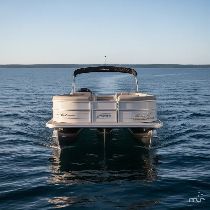 Slide: The Image of Sun Tracker Party Barge 20 DLX 2026 - 2