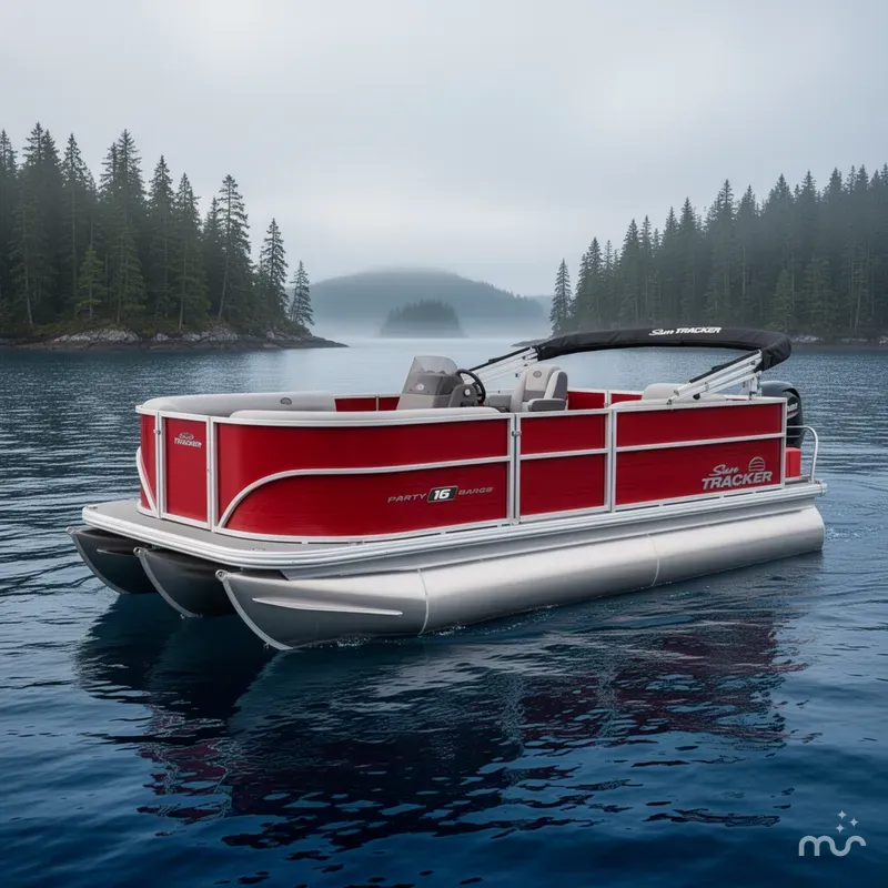 The Image of Sun Tracker Party Barge 16 DLX 2026 - 0