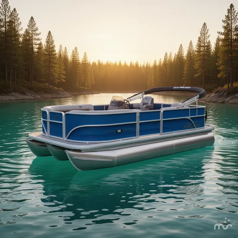 The Image of Sun Tracker Party Barge 16 DLX 2026 - 0