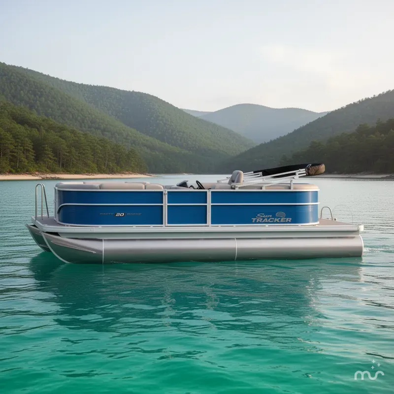 Slide: The Image of Sun Tracker Party Barge 20 DLX 2026 - 2
