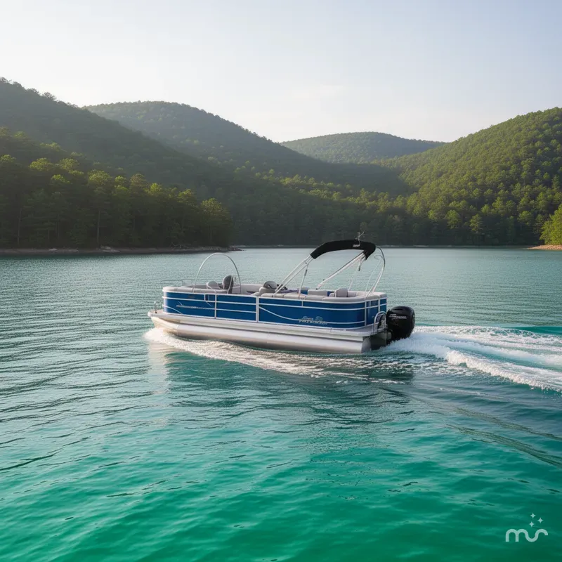 Slide: The Image of Sun Tracker Party Barge 20 DLX 2026 - 4