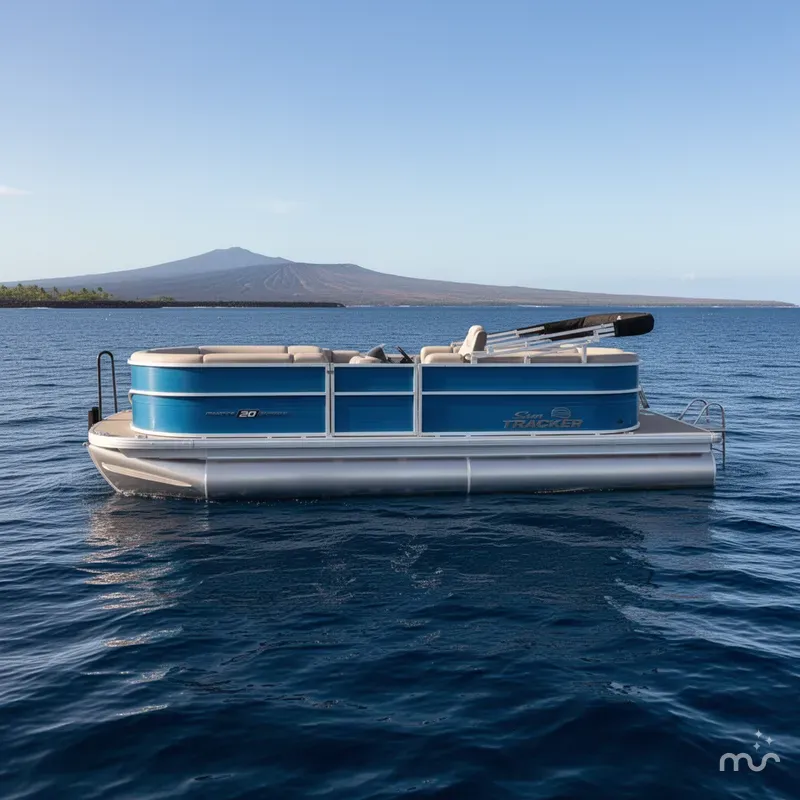 Slide: The Image of Sun Tracker Party Barge 20 DLX 2026 - 2