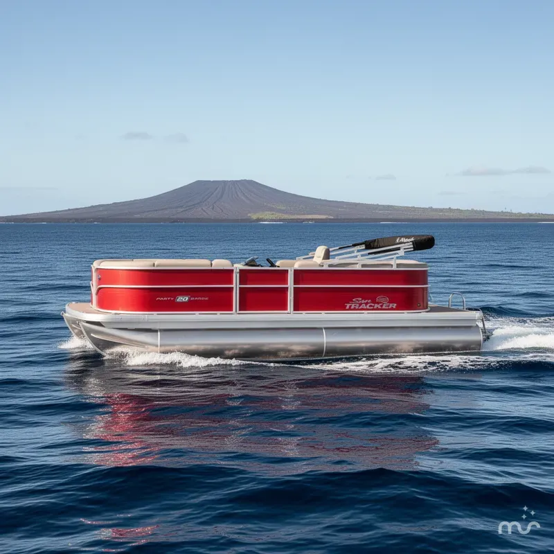 Slide: The Image of Sun Tracker Party Barge 20 DLX 2026 - 4
