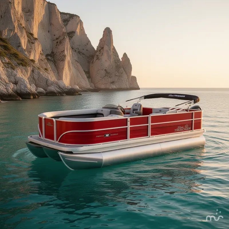 The Image of Sun Tracker Party Barge 18 DLX 2026 - 0