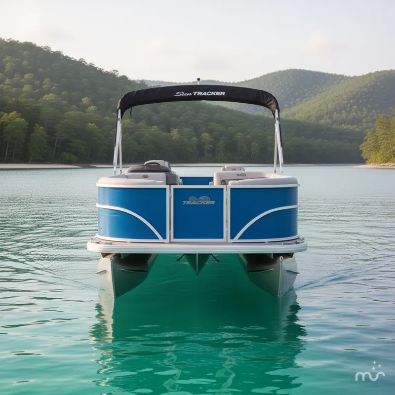 Slide: The Image of Sun Tracker Party Barge 18 DLX 2026 - 3