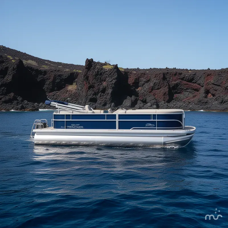 Slide: The Image of Sun Tracker Party Barge 20 DLX 2026 - 2