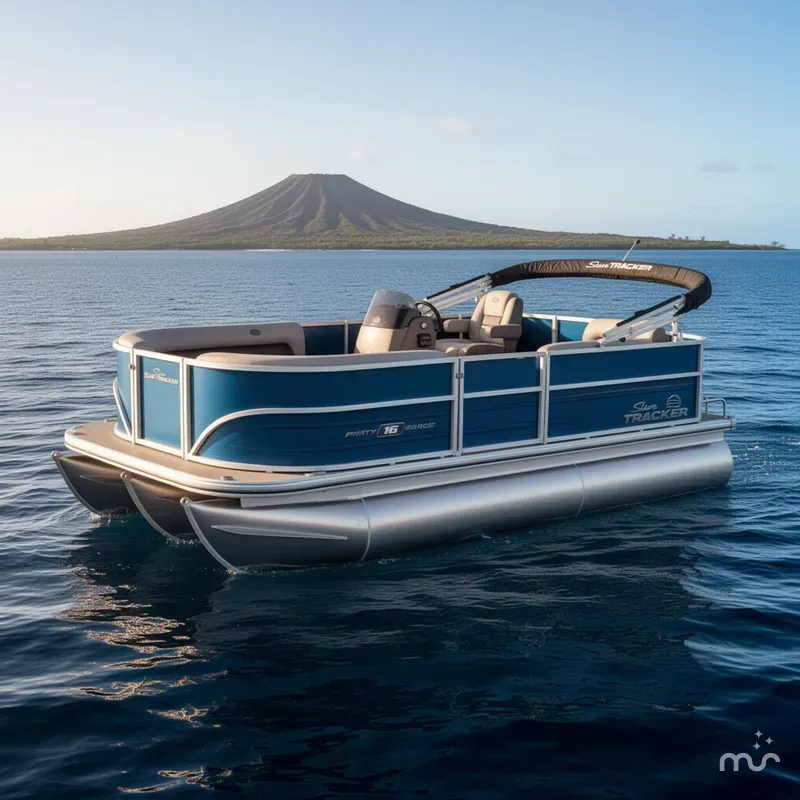 The Image of Sun Tracker Party Barge 16 DLX 2026 - 0