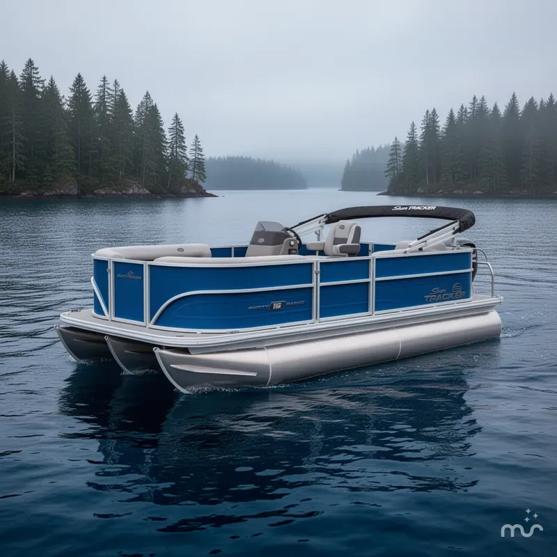 The Image of Sun Tracker Party Barge 16 DLX 2026 - 0
