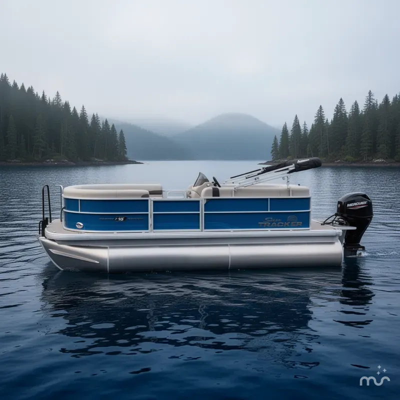 Slide: The Image of Sun Tracker Party Barge 16 DLX 2026 - 2