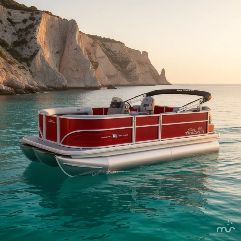 The Image of Sun Tracker Party Barge 16 DLX 2026 - 0