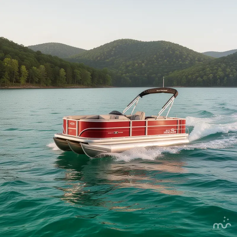 Slide: The Image of Sun Tracker Party Barge 18 DLX 2026 - 4