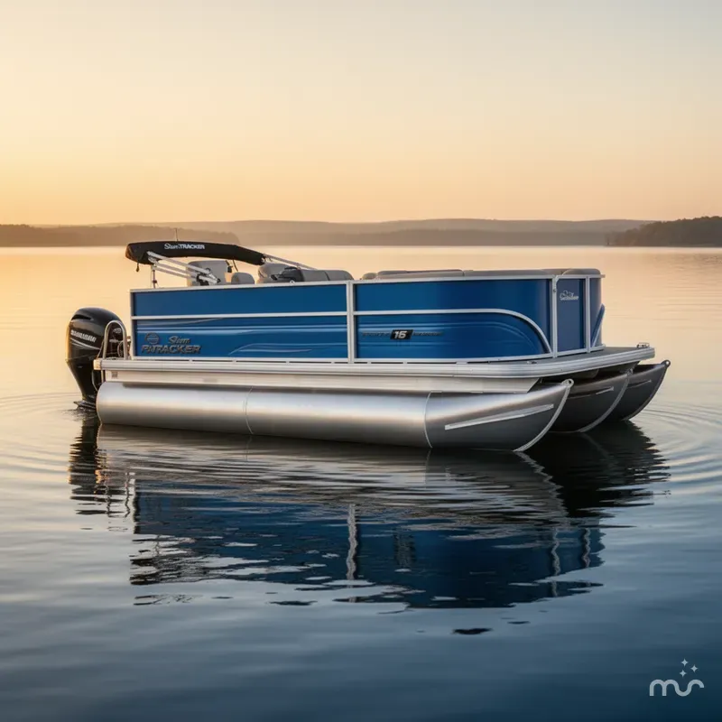 The Image of Sun Tracker Party Barge 16 DLX 2026 - 0