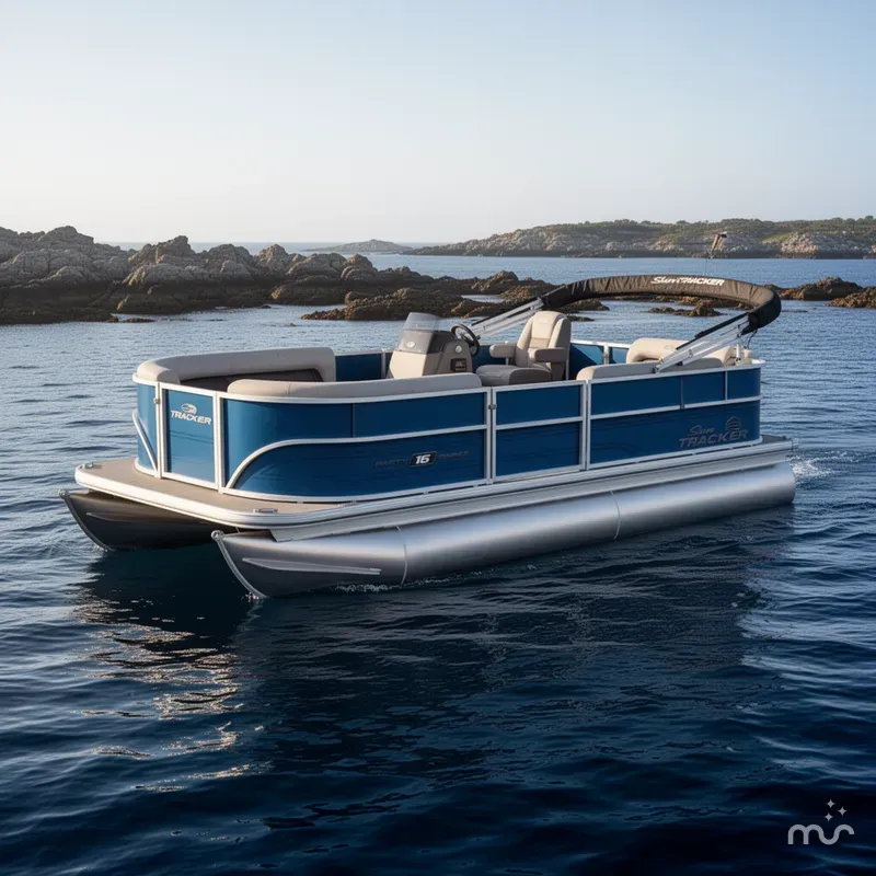 The Image of Sun Tracker Party Barge 16 DLX 2026 - 0