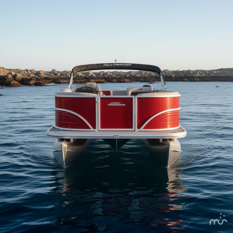 Slide: The Image of Sun Tracker Party Barge 16 DLX 2026 - 1