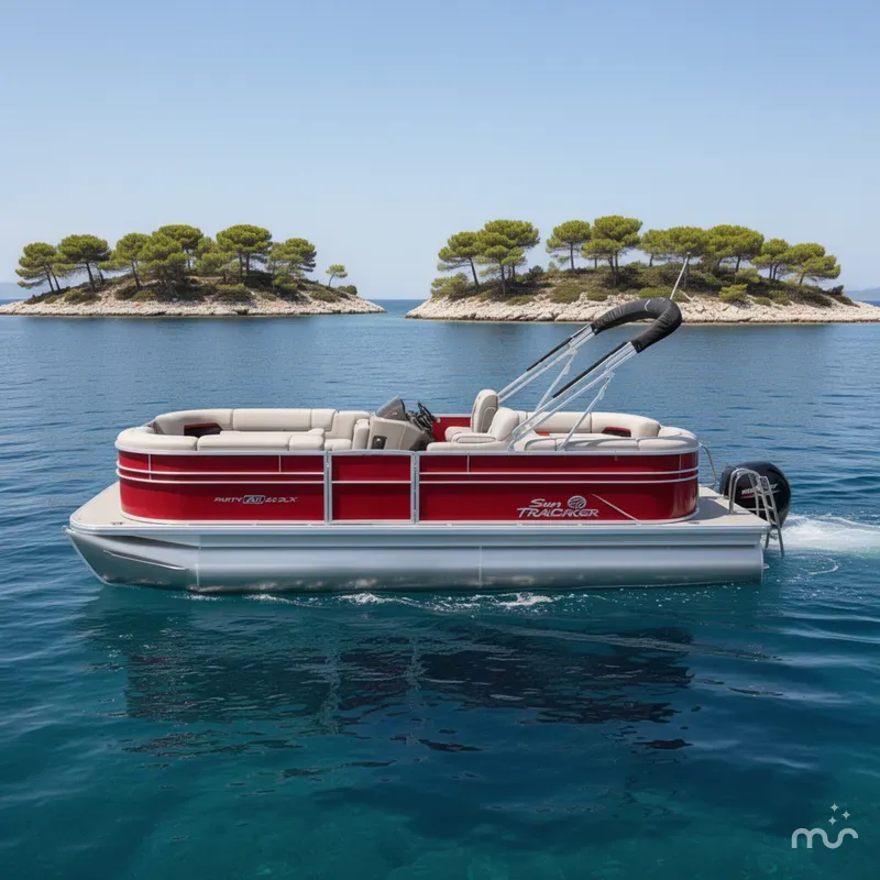 The Image of Sun Tracker Party Barge 22 DLX 2026 - 0