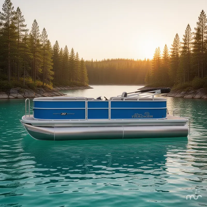 Slide: The Image of Sun Tracker Party Barge 20 DLX 2026 - 2