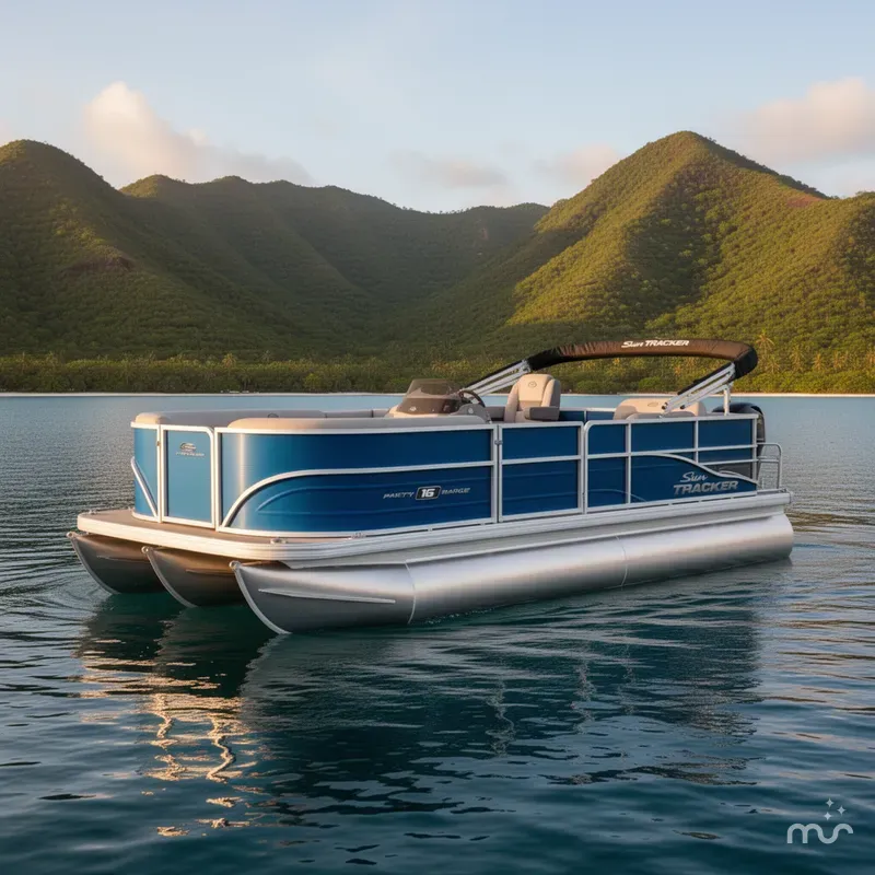 The Image of Sun Tracker Party Barge 16 DLX 2026 - 0