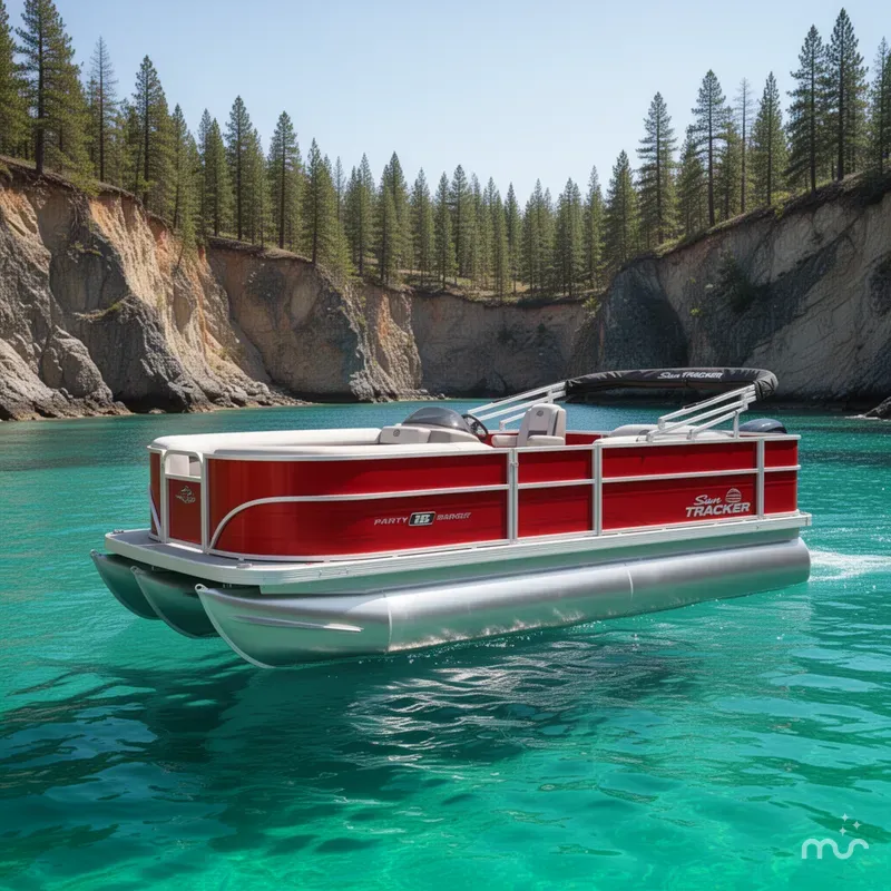 The Image of Sun Tracker Party Barge 18 DLX 2026 - 0
