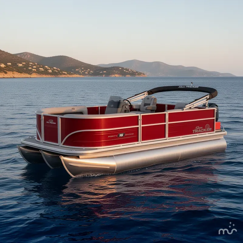 The Image of Sun Tracker Party Barge 16 DLX 2026 - 0