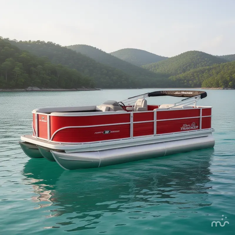 The Image of Sun Tracker Party Barge 18 DLX 2026 - 0