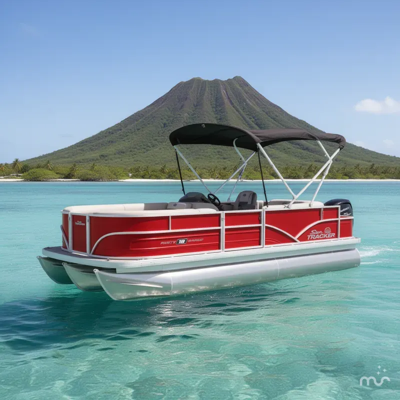 The Image of Sun Tracker Party Barge 18 DLX 2026 - 0