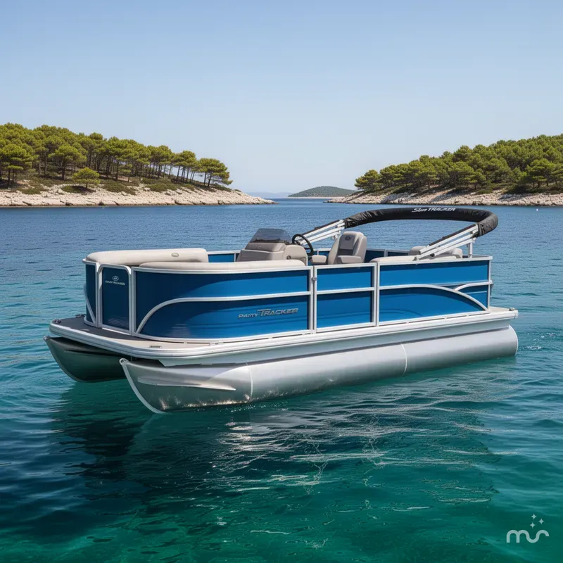 The Image of Sun Tracker Party Barge 16 DLX 2026 - 0